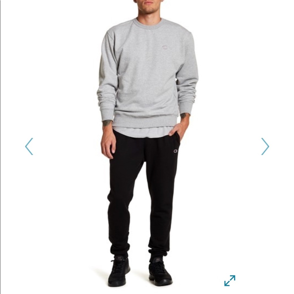 CHAMPION Power Fleece Sweatpants, BLACK,NEW